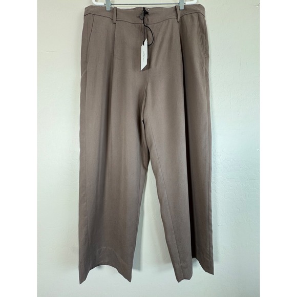 NWT The Reset R‎ Label Slouchy Trouser in Driftwood Women's Size XL RE 825 - Picture 2 of 16
